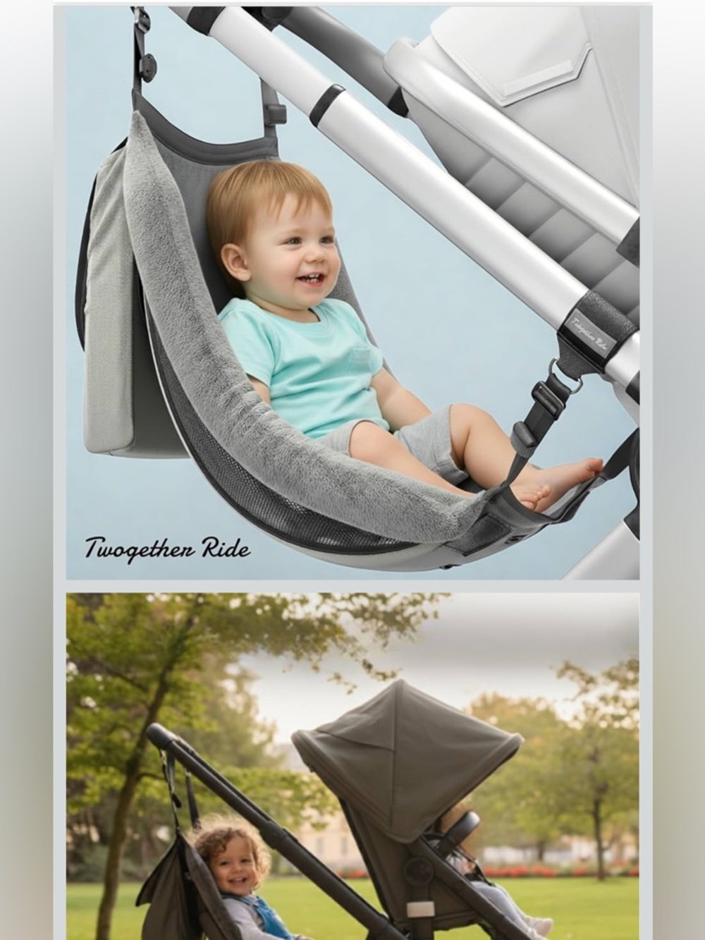 Twogether Ride Stroller Attachment. - Picture 3 of 11